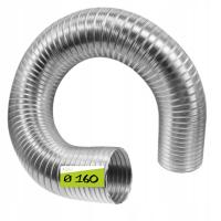 RURA SPIRO ALUFLEX 160 mm 3 metry ALUMINIOWA ROZCIĄGLIWA DO 3M PRZEMYSŁOWA