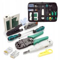 СЕТЕВОЙ ТЕСТЕР ОБЖИМНОЙ ИНСТРУМЕНТ ТОЛКАТЕЛЬ RJ45 ЧЕХОЛ LSA НАБОР ИНСТРУМЕНТОВ ДЛЯ СЕТИ