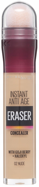 Маскирующее средство для глаз Maybelline Instant Eraser с губкой 02 Nude