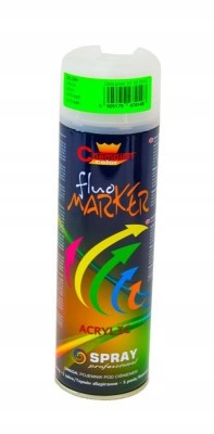 Fluomarker Farba Champion 500ml Spray Zielony