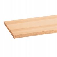 Столешница для ванной комнаты деревянная 50x130 натуральная