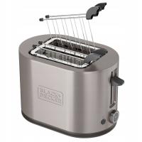 Toster Black+Decker BXT0901E srebrny/szary 900 W