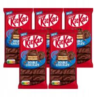 KitKat Double Chocolate шоколадная тарелка 99 г x5