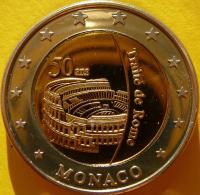 *2 EURO MONACO 50 LECIE TRAKTATY RZYMSKIEGO PRÓBA