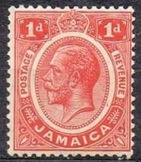 Kol.bryt.JAMAJCA 1912, SG 58*