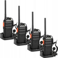 Retevis RT24 Walkie Talkie с гарнитурой и европейской вилкой, Радио, 3 км