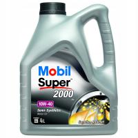 Olej silnikowy Mobil Super 2000 X1 półsyntetyczny 10W-40 4 l