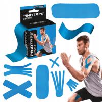 Taśma Kinezjologiczna Tape Sportowy Wytrzymały Mocny 5 cm x 5 m Niebieski