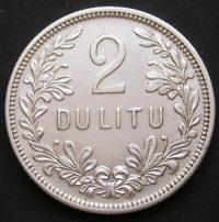 Litwa 2 litu 1925 - Vytis - Pogoń - srebro