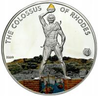 Palau. 5 dolarów 2009, Kolos Rodyjski – SREBRO