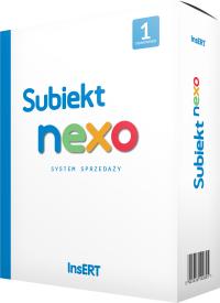 InsERT Subiekt nexo 1 stanowisko 1 PC / licencja wieczysta ESD