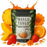 Фруктовый чай Манго Танго ананас манго шафран апельсин настой 100 г