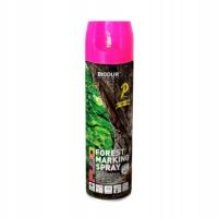 Farba do znakowania spray FLUO FOREST różowa