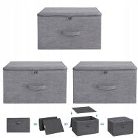 Uniwersalne pudełko zamykane ORGANIZER POJEMNIK 3 sztuki