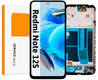 Wyświetlacz AMOLED czarny do Xiaomi Redmi Note 12S oryginał HD