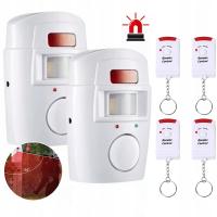 SYGNALIZATOR WEJŚCIA ALARM CZUJKA CZUJNIK DETEKTOR RUCHU PIR 2szt