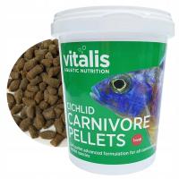 Vitalis Cichlid Carnivore Pellets 1mm 70g Pokarm dla ryb mięsożernych