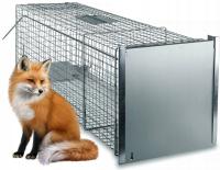 ŻYWOŁAPKA PUŁAPKA NA LISY, KUNY, SZOPY, KOTY, WYDRY, BOBRY 102x29x31cm PL