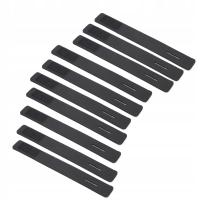 RZEPY OPASKI DO SPINANIA WĘDKI CZARNE MIĘKKI MATERIAŁ OCHRONNY - 10SZT