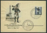 a1514 Niemcy Berlin Charlottenburg 55 wystawa 1954 r Listonosz POCZTA ++