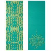 MATA DO JOGI DWUSTRONNA TURQUOISE LOTUS 6 MM GAIAM