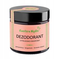 Dezodorant w kremie CYTRUSOWO-KWIATOWY delikatny bez sody ręczna robota