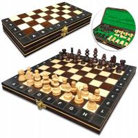 Шахматы деревянные школьные сгоревшие турнирные 27 х 27 см малый производитель