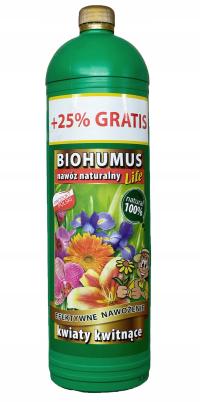 Удобрение для цветущих цветов biohumus life EKODARPOL 1л 25%