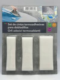 Crelando Zestaw taśm samoprzylepnych do naprawy i podszywania odzieży