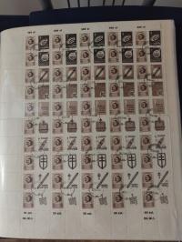 „Walka z Gruźlicą”–pełne arkusze z przywieszkami –4 sztuki– rzadki komplet