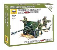 1:72 Soviet Anti-Tank Gun Зис-3 with Crew