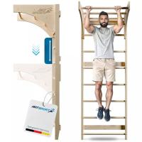 ДЕРЕВЯННАЯ РЕАБИЛИТАЦИОННАЯ ТРЕНИРОВОЧНАЯ ЛЕСТНИЦА ДЛЯ ТРЕНАЖЕРНОГО ЗАЛА