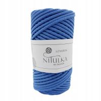 Sznurek bawełniany pleciony 3mm 100m - NIEBIESKI