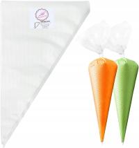 Jednorazowe worki do wyciskania szprycowania 35 cm 100 szt dekorowanie cias