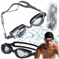 Очки для плавания, очки для плавания, анти-туман, очки, чехол