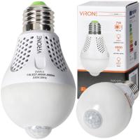 Светодиодная лампа с датчиком движения и сумерек E27 7W