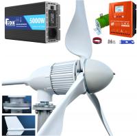 TURBINA WIATROWA MAX 5000W MOCNA + KONTROLER BLUETOOTH + FALOWNIK 5KW 24V