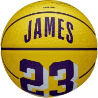 WILSON NBA LEBRON JAMES Los Angeles Lakers 23 MINI PIŁKA KOSZYKÓWKI 3