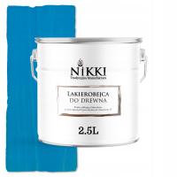 LAKIEROBEJCA DO DREWNA 3W1 EXTRA LAZURA BŁĘKITNY SATYNA 2.5L OCHRONNA UV