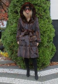 FUTRO Z NOREK-NORKI-NORKA-KAPTUR- L/XL