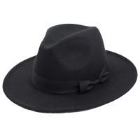 Шляпа классическая Панама женская бант фетр