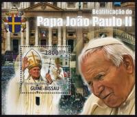 Gwinea Bissau 2011 M BL 923 ** Jan Paweł II Papież