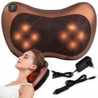 PODUSZKA MASUJĄCA SHIATSU MASAŻER DO MASAŻU KARKU PLECÓW CIAŁA GRZEJĄCY