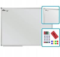 Магнитная белая сухая стираемая доска 90x60 см в алюминиевой раме WA1