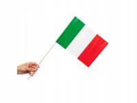 Flaga Włoch na patyku Włochy Italia 20x30cm 10 szt.