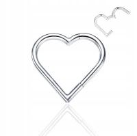 Tytanowy Clicker w kształcie serca. Serce kółko