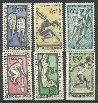 Czechosłowacja 1962 Mi 1315-1320 Czyste **