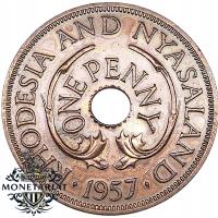 1 PENS 1957 RODEZJA I NIASA
