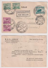 PMW 1935 balon Fi11a (21) na druku WKS LEGIA