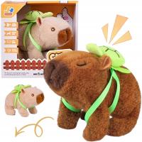 KAPIBARA INTERAKTYWNA NA BATERIE Z DŹWIĘKIEM CHODZĄCA PLUSZOWA